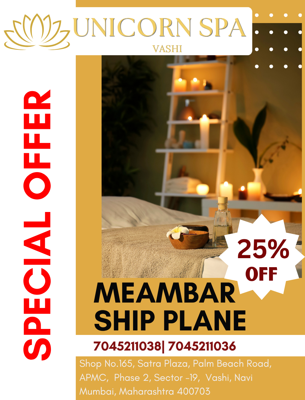 Nuru Massage special offer at Unicorn Spa in Vashi, Navi mumbai
